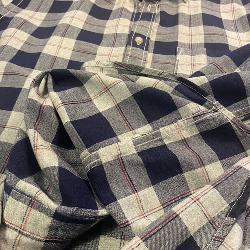 Sfera Men checked shirt Large like new, grey and blue