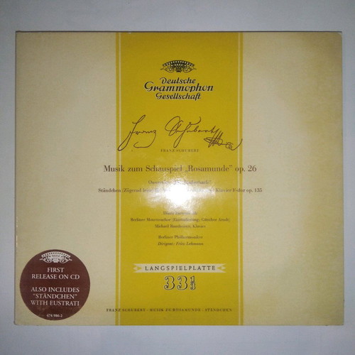 Franz Schubert Music Zum Schauspiel "Rosamunde" CD used, classical