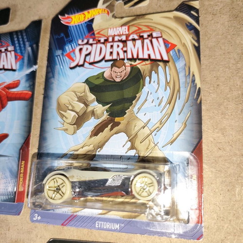 Hot Wheels Marvel Ultimate Spiderman set of 6 cars new