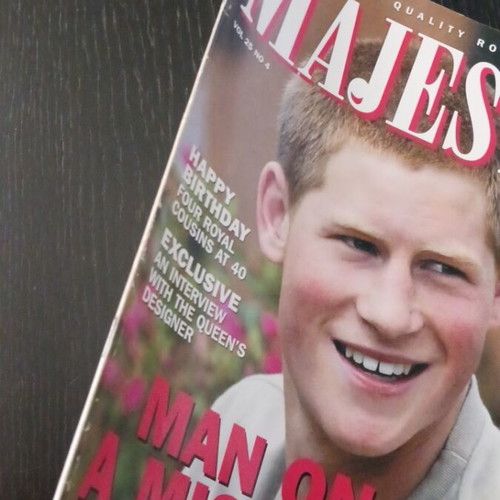 Royal Magazine Majesty April 2004 featuring Prince Harry