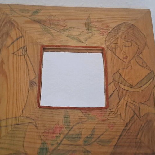 Frame with mirror like new