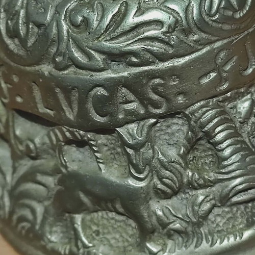 Evangelists bell used, vintage bronze
