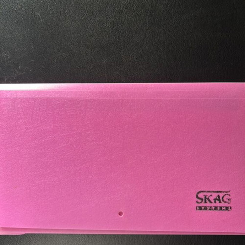 Filing folder 24x13 pink used