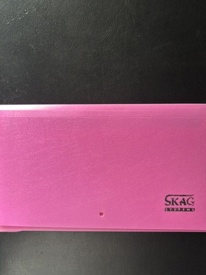 Filing folder 24x13 pink used