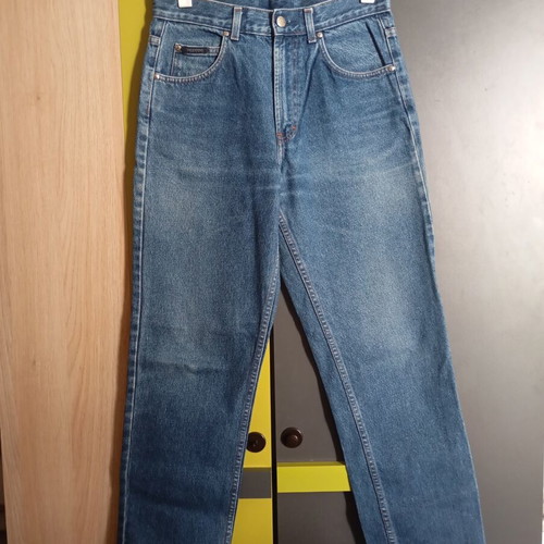 Valentino Garavani women's straight-leg jeans size 38, blue