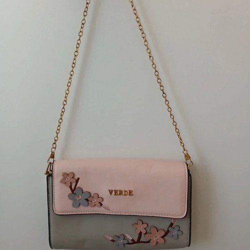 Verde women's crossbody bag like new, pastel colors
