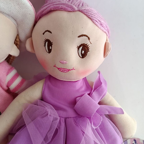Cloth dolls like new, set of 2, 40 and 30 cm