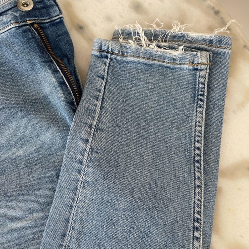 Zara men's denim pants used, light blue