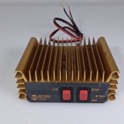 Zetagi B-150 CB amplifier used, 13.8V