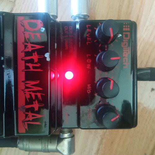 Digitech Death Metal pedal used