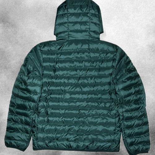 Lacoste Puffer Jacket green brand new with hood