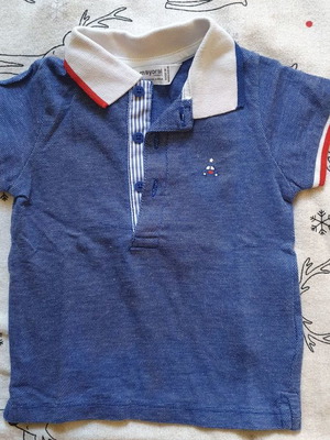 Mayoral βρεφική μπλούζα 100% cotton μεταχειρισμένη, μέγεθος 80cm