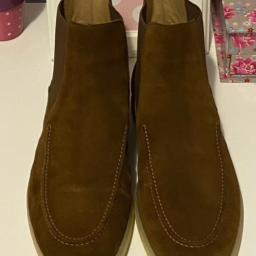 Scarosso brown suede boots like new, size 41.5