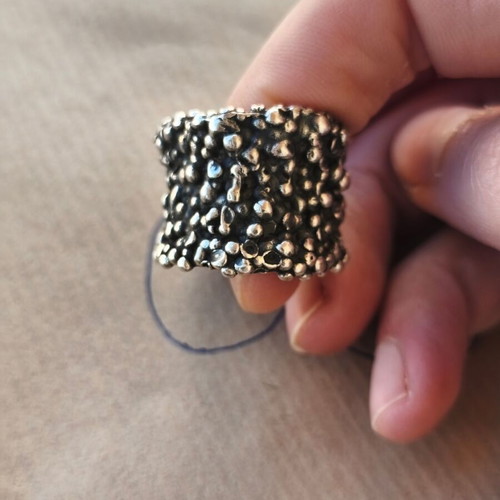 Handmade 925 silver solid ring like new