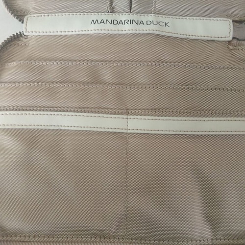 Mandarina Duck travel organizer used, beige, 25x18 cm