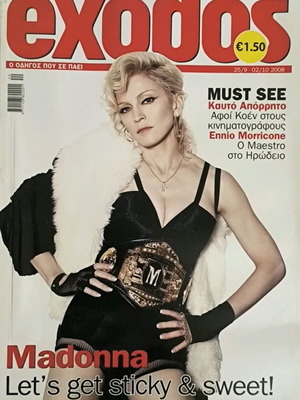 Exodos magazine issue 641 with Madonna like new