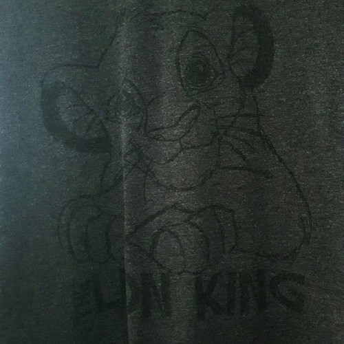 Disney Lion King Simba Black T-shirt women's M like new