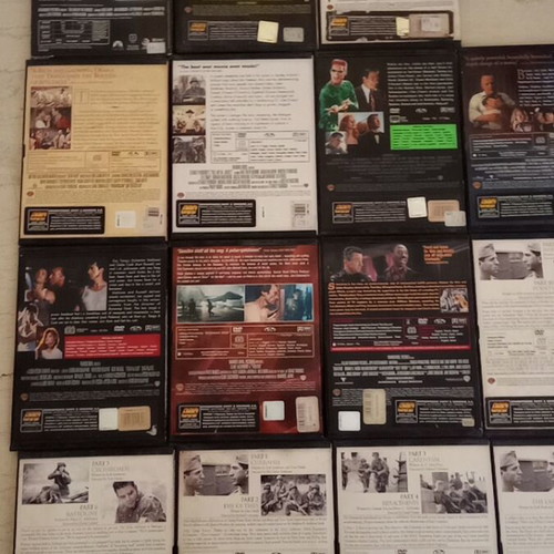 DVD cases used, set of 15 collectible empty sleeves