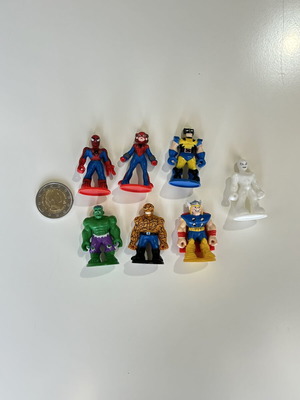 Marvel mini figures, pack of 7