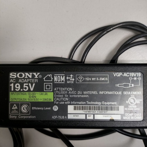 Sony AC Adapter 19.5V/1.3A μεταχειρισμένο, original