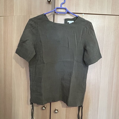 H&M χακί γυναικεία μπλούζα μέγεθος S μεταχειρισμένη