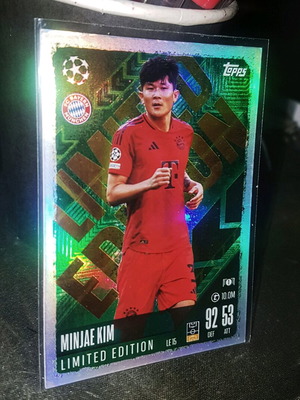 Minjae Kim Limited Edition Topps Match Attax 2025 like new