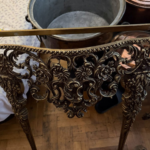 Vintage decorative table used, about 60 years old, baroque style