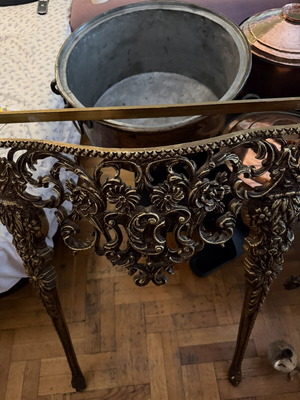 Vintage decorative table used, about 60 years old, baroque style