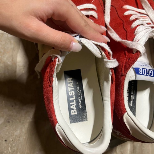 Golden Goose Ball Star sneakers red, size 42