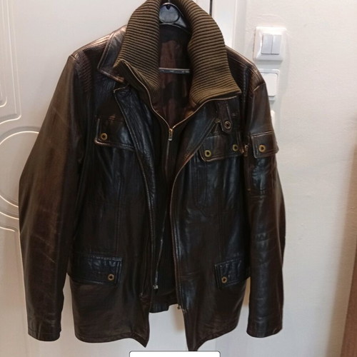 Men's leather jackets like new, size 52 or L