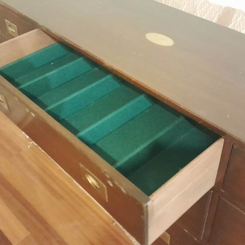 Military style buffet table like new from Harrods