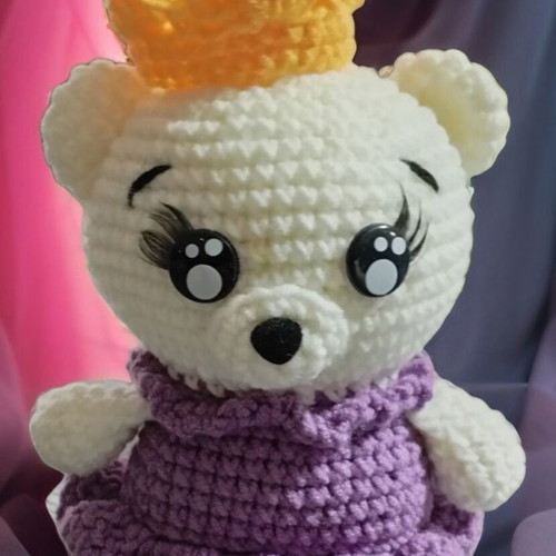Handmade princess teddy bear new
