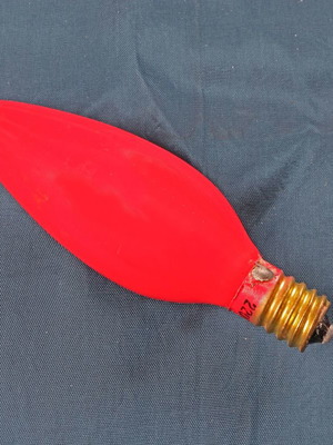 E14 red light bulb new