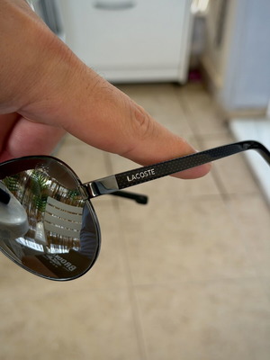 Lacoste Aviator sunglasses, black