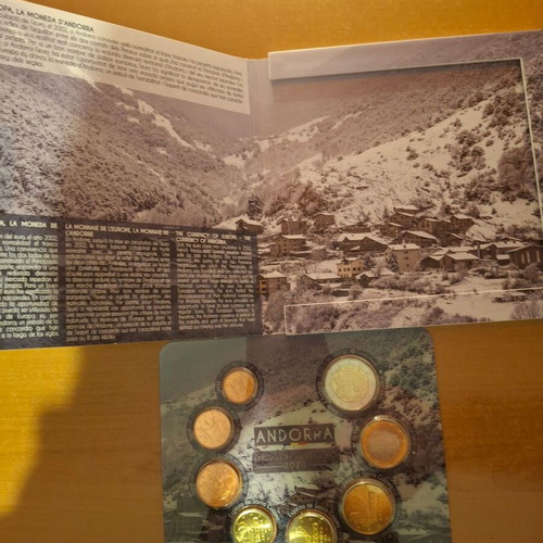 Andorra Year Folder 2020 New, 8 BU Coins