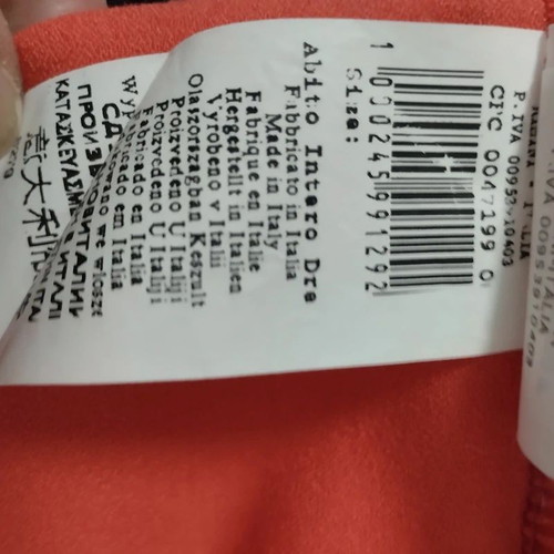 Rinascimento Elegant Coral Dress L Like New