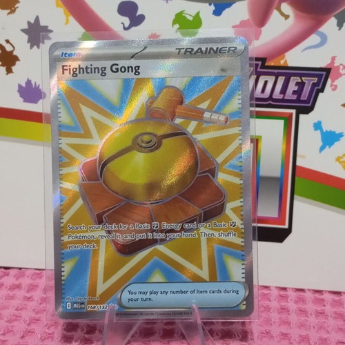 Pokemon Fighting Gong (MEG 168) card