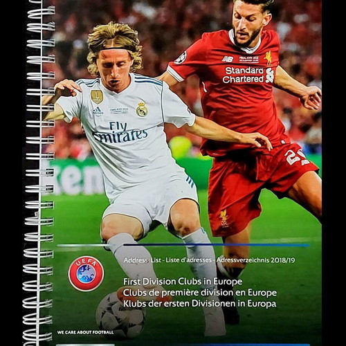 Uefa 2018 19 official manual 125 pages like new