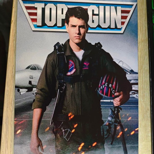 Top Gun Maverick metal sign like new, decorative