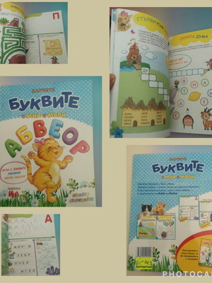 Learn the Letters with Mia and Murry educational book