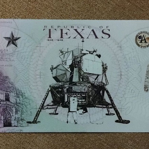 Republic of Texas 50 Dollars 2021 new commemorative banknote