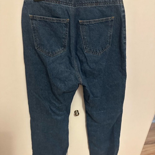 Jeans with buttons straight fit like new