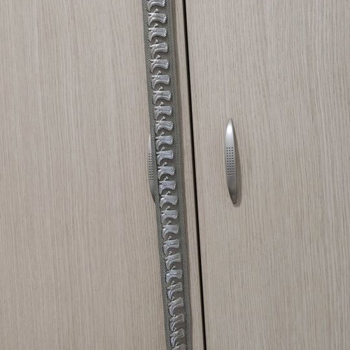 Metal vintage belt used, silver, size 95