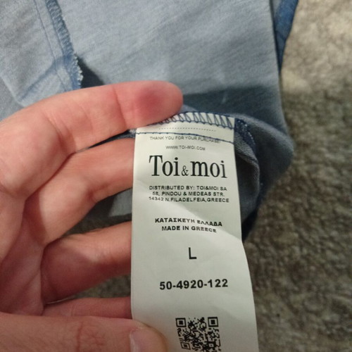 Toi&Moi mini denim dress blue with cutouts size Large like new