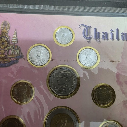 Thailand 1996 collectible coin set, 50th anniversary Rama IX