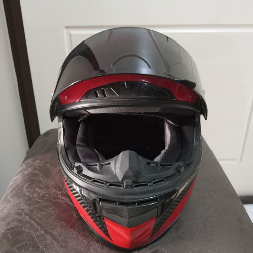 LS2 FF385 C1 Carbon helmet used, small size, carbon fiber