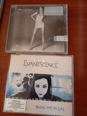 Evanescence Bring Me To Life CD και Mariah Carey #1's CD σετ