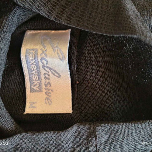 Raxevsky long dress with embroidered flowers like new, black