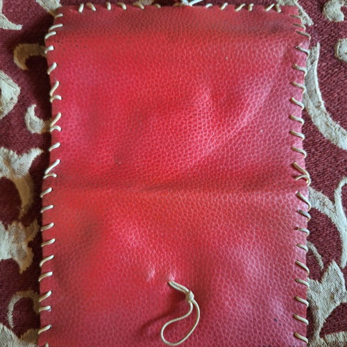 Leather tobacco pouch