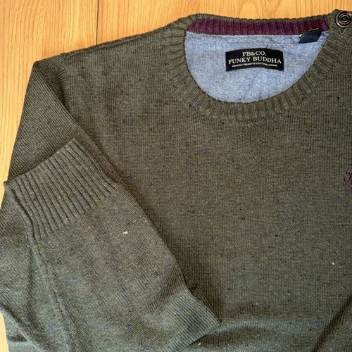Khaki pullover XL Funky Buddha like new